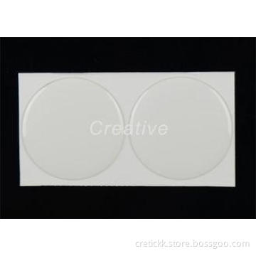 Diy Jewelry 2 inch Clear Epoxy Stickers , Transparent 3D Ep